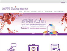 Tablet Screenshot of mpnasia.com